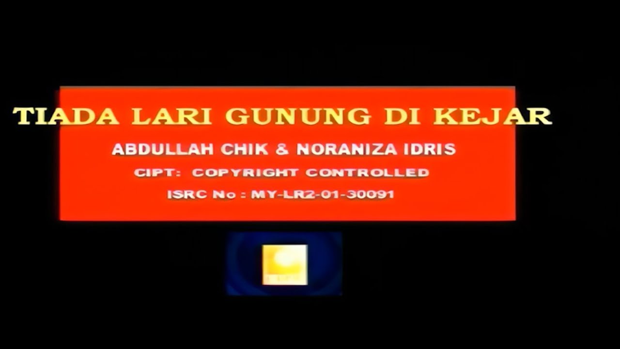 Abdullah Chik & Noraniza Idris - Tiada Lari Gunung Dikejar (Official Karaoke Video)