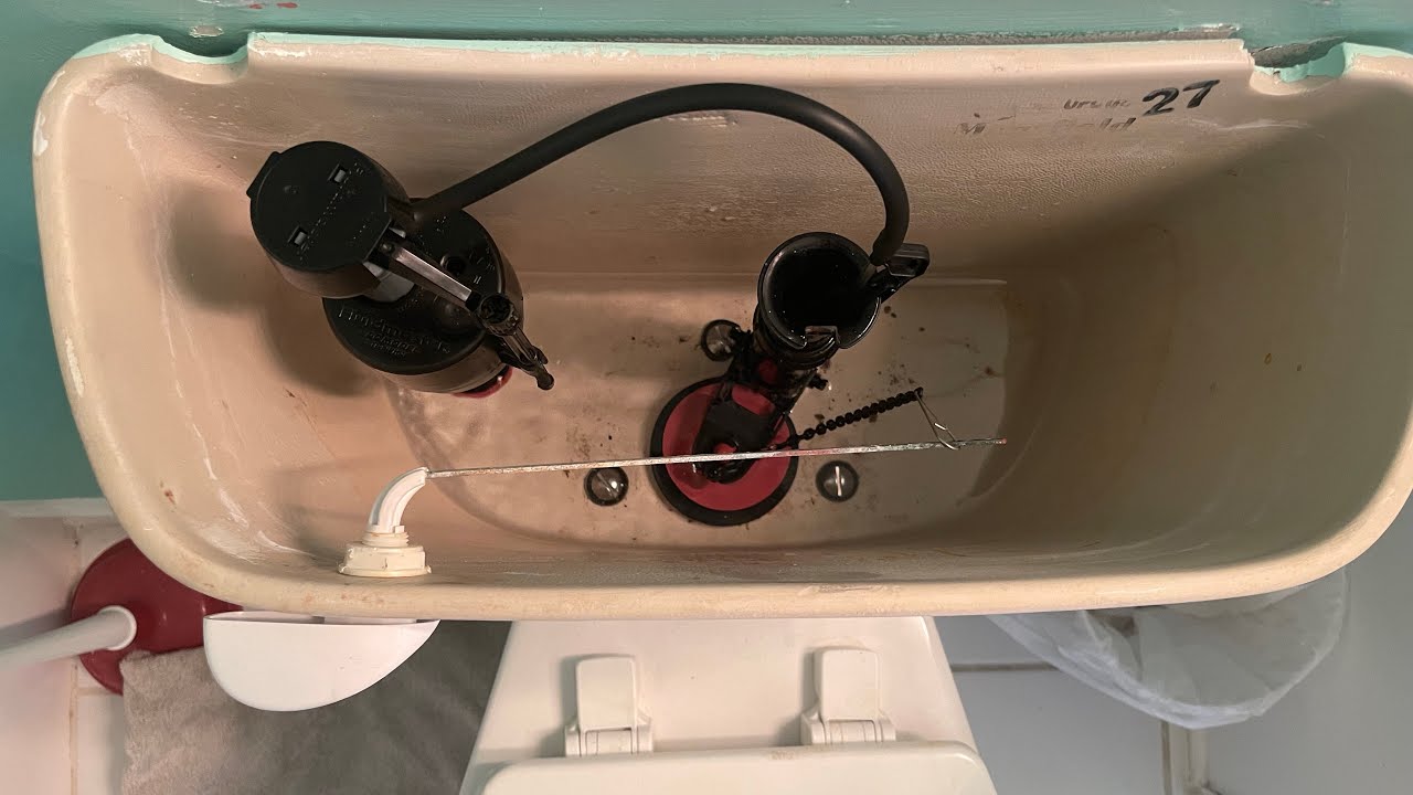 DIY - Changing Toilet Fill Valve, Flapper and Tank Bolts