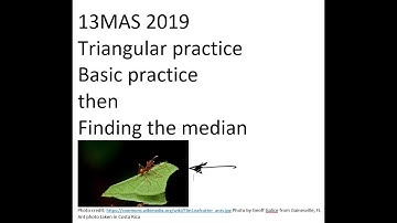 Level 3 Stats - 3.14 Prob Distributions - TRIANGULAR