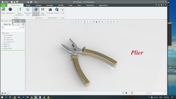 [CREO TUẤN NGUYỄN]  Part Tutorial - Bài 13: Thiết kế kìm (Plier) trên Creo Parametric.