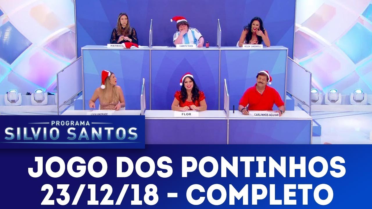 Jogo dos Pontinhos Completo Programa Silvio Santos (23/12/18) YouTube