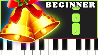 Jingle Bells | BEGINNER PIANO CHRISTMAS TUTORIAL