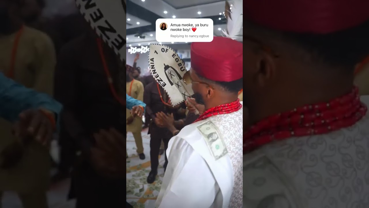 My Igbo people, help me translate what this means in the comments 🙏🏾 #TwoHeartsOneChi Bride: