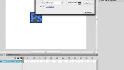 Flash CS4 Professional Motion Tween with picture