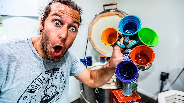 The Most COLORFUL Pottery Kiln Unloading!