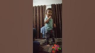 Little boy perform baby shark do do do