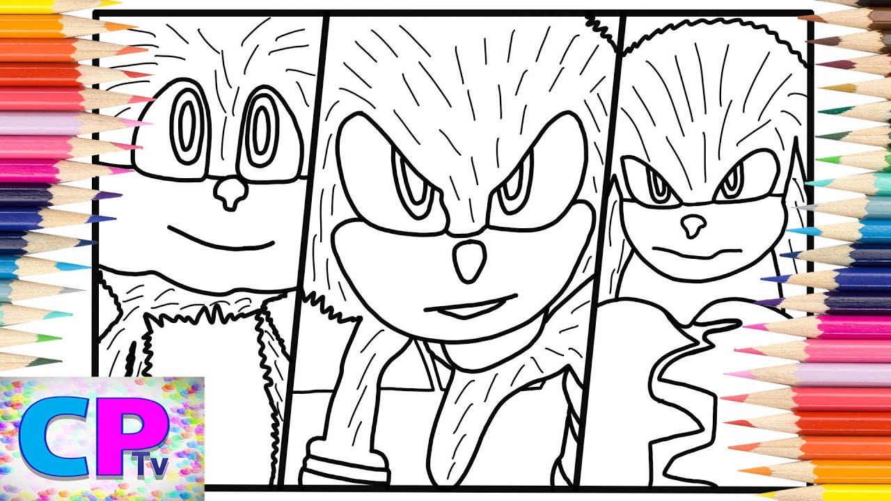 Sonic 3 Coloring Pages/Sonic the Hedgehog Movie 2022/Syn Cole - Gizmo