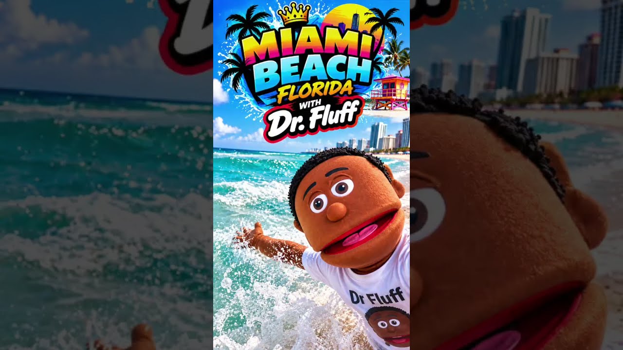 South Beach Miami welcomes Dr Fluff | Miami Florida #MiamiBeach #Miami #Florida