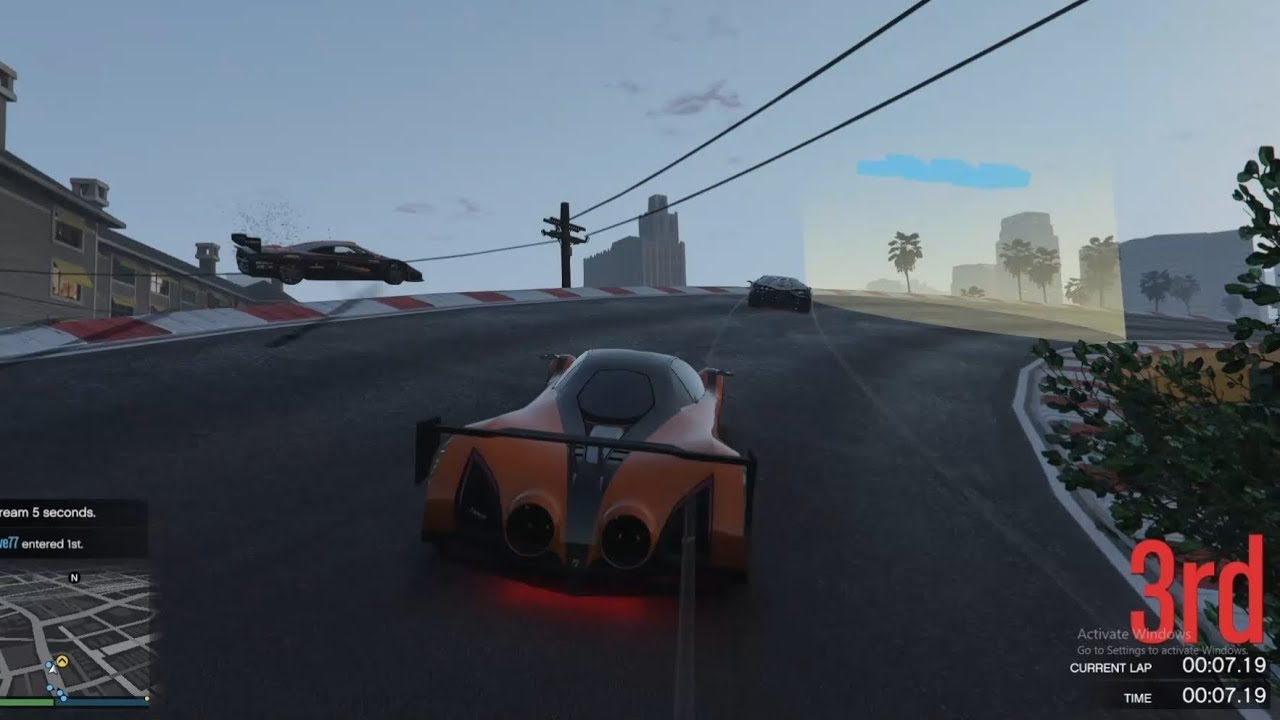 Gta V Mega Ramp Racing With Random Players - YouTube