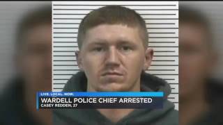 Police chief behind bars for stalking violating protection orde   KAIT Jonesboro AR   Region 8 News