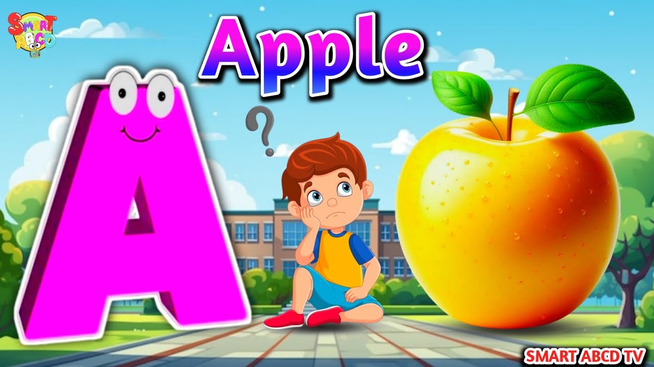 Phonics Song 2 with TWO Words in 3D - A For Apple - ABC Alphabet Songs ...