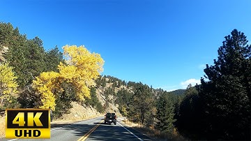Netherlands to Boulder Colorado fall scenic drive || Relaxing Videos to Study/Relax/Sleep