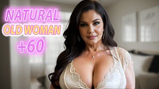 Natural Older Woman Over 50 Attractively Dressed Classy🔥Natural Older Ladies Over 60🔥Fashion Tips230