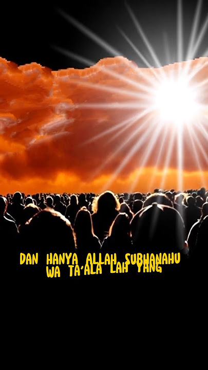 Padang Mahsyar Mencekam