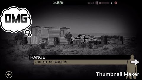 Hit all ten targets, Lone wolf, range mission #1 - chapter 3