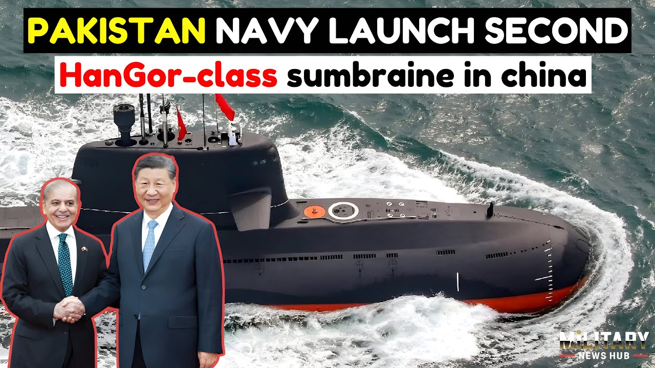 Pakistan NAVY Launches Its Newest POWERFUL Submarine in China!