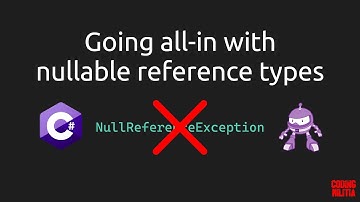 Going all-in with nullable reference types