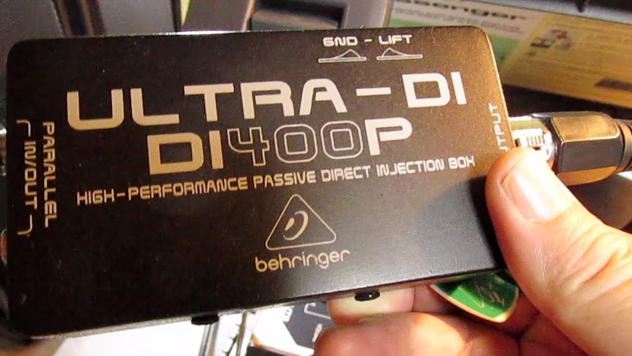 behringer ULTRA DI DI400P 買ってみた。 - YouTube