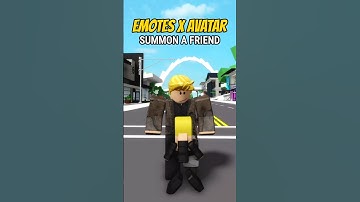 EMOTES UGC X AVATAR (SUMMON A FRIEND) In Brookhaven #shorts