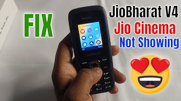 Jio Bharat V4 Phone Me Jio Cinema Show nahin ho raha | Jio Cinema no showing in Jio Bharat V4