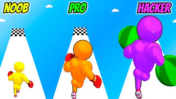 Level Up Runner - NOOB vs PRO vs HACKER
