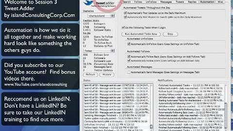 Tweet Adder Session 3