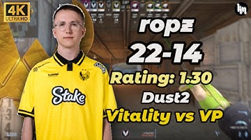 ropz (22-14) Vitality vs VP (Dust2) | IEM Chengdu 2025 #vitality #cs2 #ropz