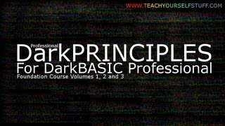 DarkBASIC Professional tutorial 2D Space and Text Commands (DarkPRINCIPLES 1.0 DVD)