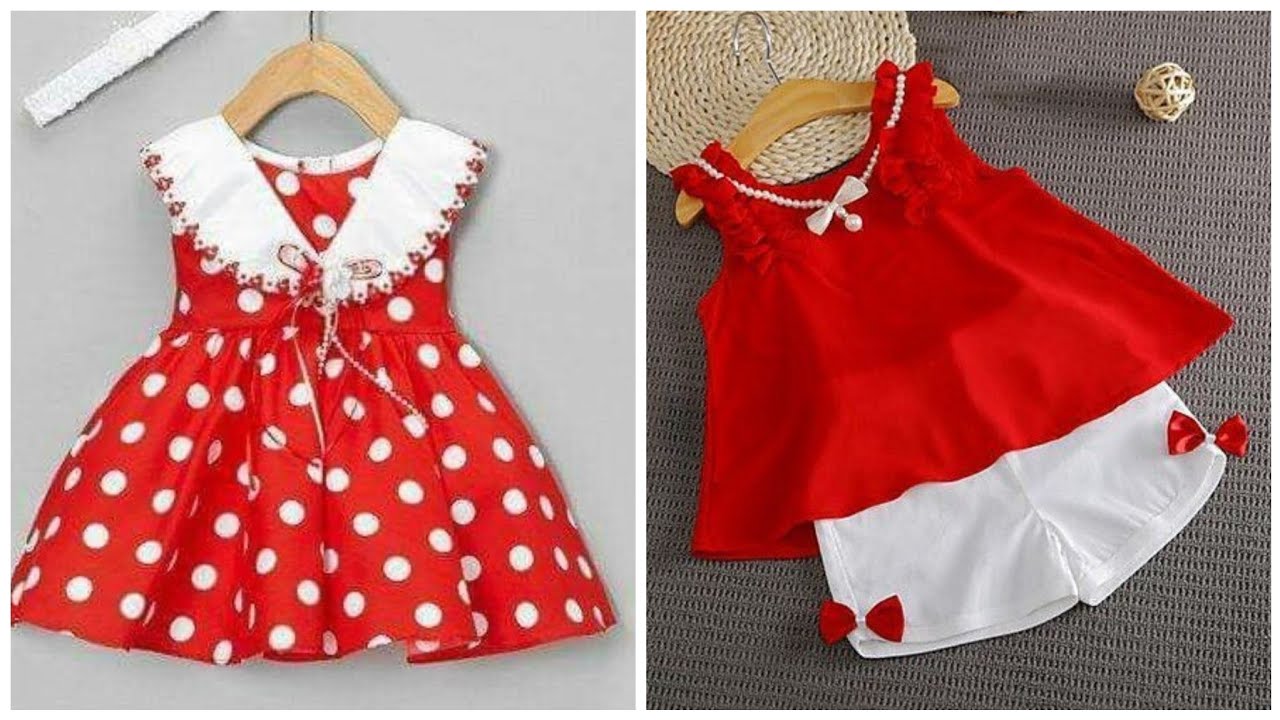 Simple & Beautiful Kid's Cotton Frocks Designs Idea's 2019
