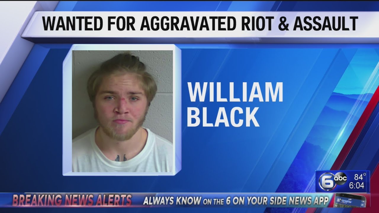 Man wanted for aggravated riot and assault in Hamblen County - YouTube