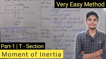 Moment of Inertia | T-Section | SM-1 | MOS | GTU