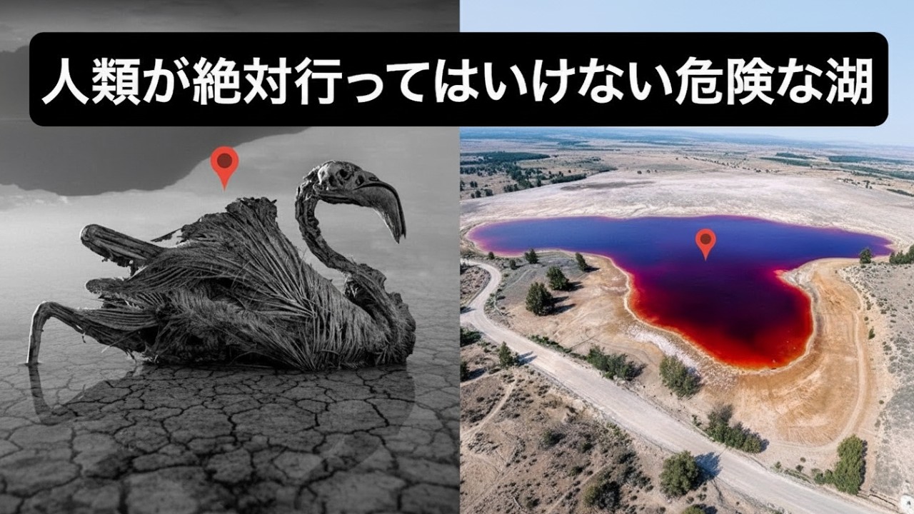 人類が決して近づいてはいけない危険な湖7選【Google Earthで探索】