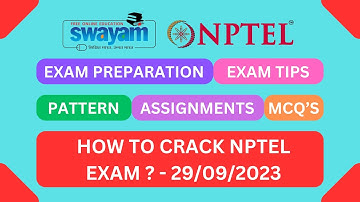 NPTEL EXAMENPATROON || HOE KAN IK HET NPTEL EXAMEN SLAAN? || NPTEL || MIJN SWAYAM || 2023 || #npt...