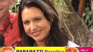 TULSI GABBARD visits a meet and greet in L A