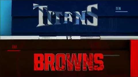 NFL on CBS intro 2019 TEN@CLE