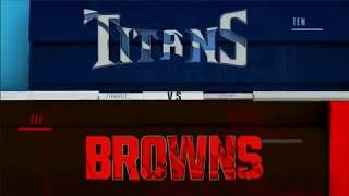 NFL on CBS intro 2019 TEN@CLE