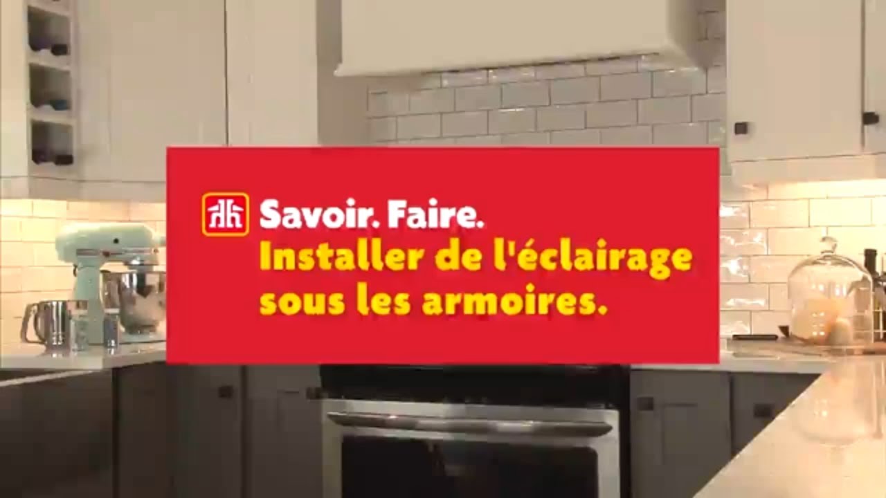 Voici comment installer un #éclairage sous les armoires 