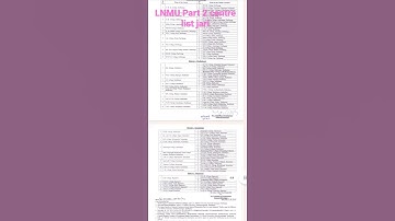 LNMU Part 2 Exam Session (21-24) Centre List Jari