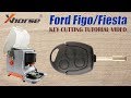 Ford Figo, Fiesta (tibbe) Key Cutting done on Condor XC-Mini