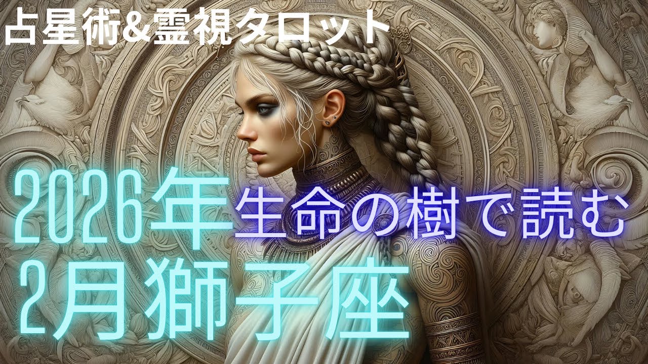 （霊視占星術タロット）獅子座2026年2月運勢どうなる⁉️土星の本番移動🔮カバラ生命の樹で潜在意識丸見え⭐️宇宙からの影響をリーディング