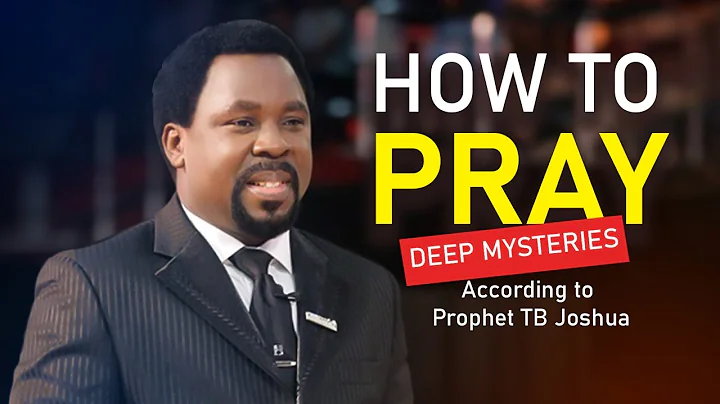 Prophet TB Joshua reveals the type of prayer that works. #tbjoshua #prayer