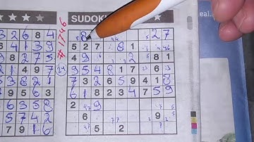 Tuesday. Bonus Extra edition. (#1746) Four Stars Sudoku puzzle. 10-13-2020 Extra part 2 of 4