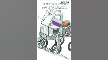 All designed and engineered with the power of SOLIDWORKS. 🚜#sopaninfotech