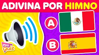 Adivina el País por su Himno Nacional 🥁🔊🤔 | Test de Cultura General | PlayQuiz Trivia