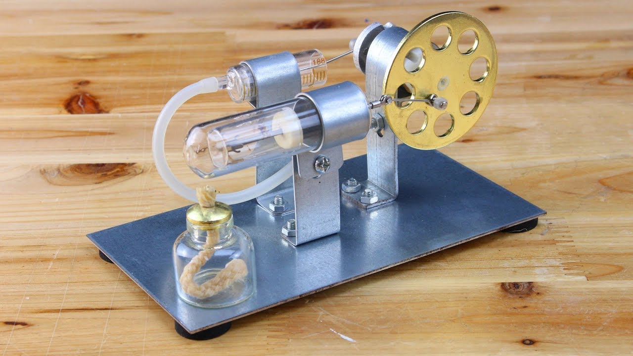⁣Amazing Stirling Engine KIT for 20$