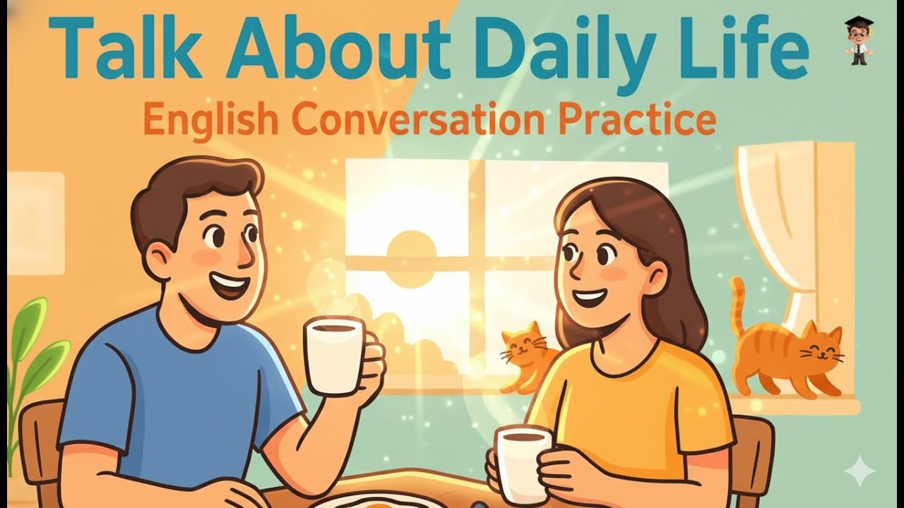 Talk About Daily Life in English ☀️ | Real Conversation Practice for ...