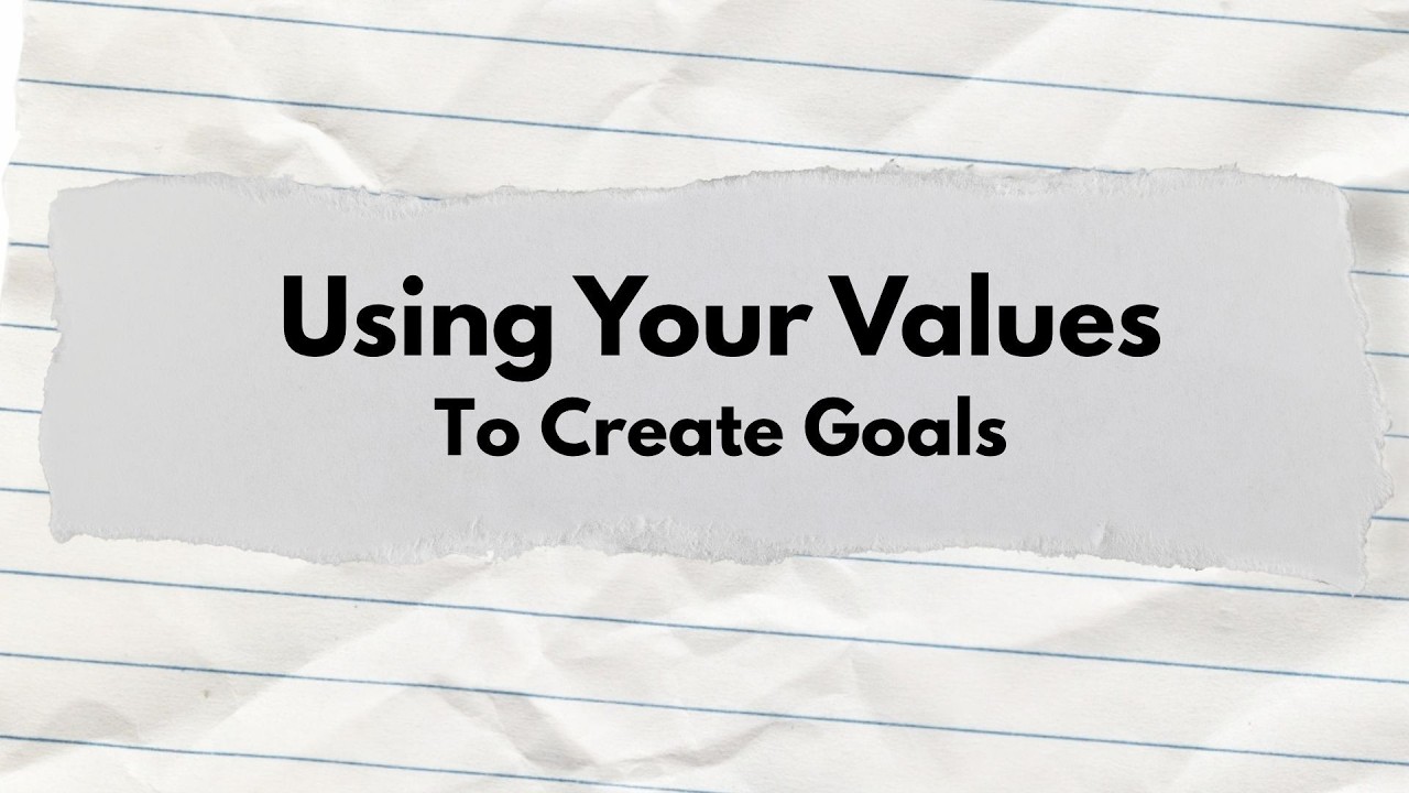 Use Creates Value Implementation Insights: Using Your Values to Create Goals - YouTube