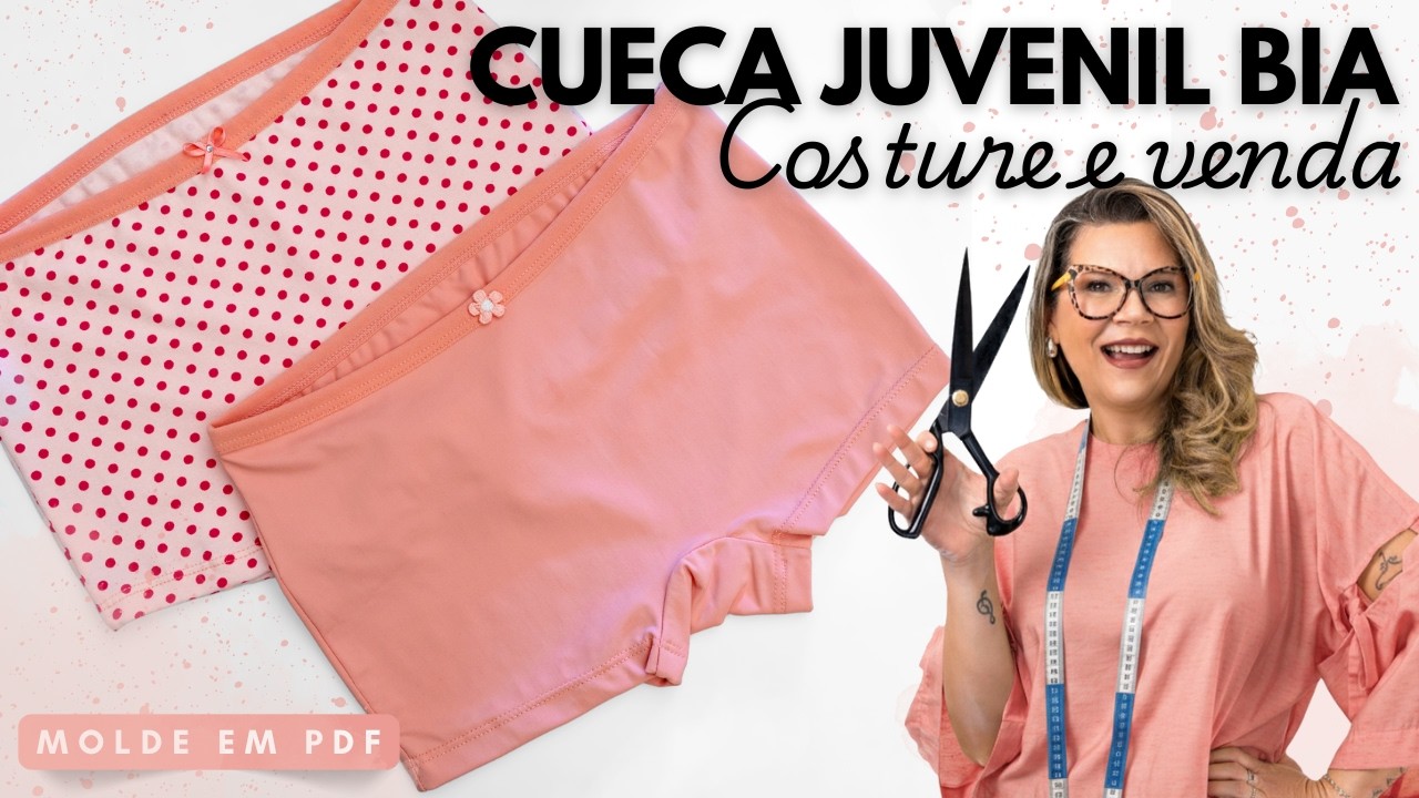 COSTURE E VENDA | PASSO A  PASSO da confecção da cueca juvenil.