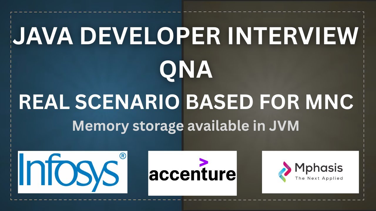 Java interview question for fresheres | Memory storage available in JVM ...
