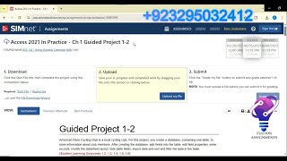 Access 2021 In Practice   Ch 1 Guided Project 1 2Assignment SIMnet Access Guided Project 1 2